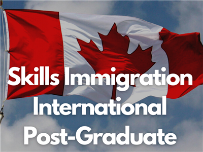 الزامات طرح Skills Immigration - International Post-Graduate